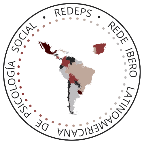 logo de la red ibero latinoamericana, contiene un mapa de américa latina y de la península ibérica.